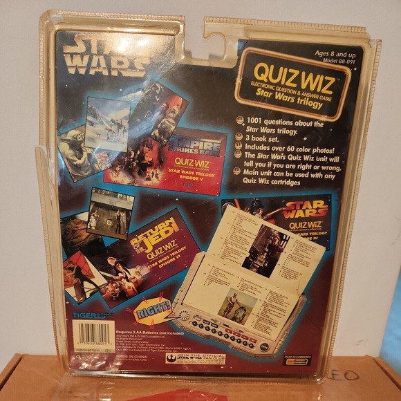 Star Wars Quiz Wiz Electronic Question and Answer Game (Tiger Elecronics,1997) - Picture 3 of 5
